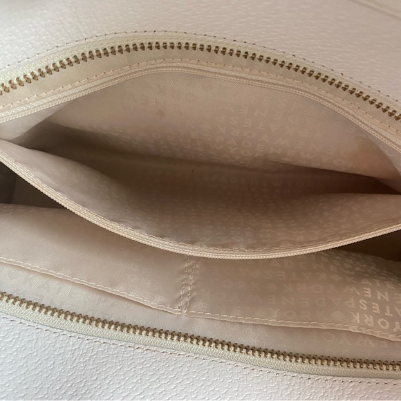 Kate Spade Blue and Tan Leaf Tote - Picture 6 of 6